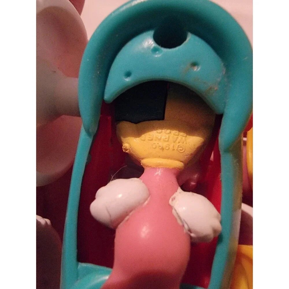 Vintage 1990 McDonald’s Tiny Toon Adventures Flip Cars Happy Meal Toys 2 in 1